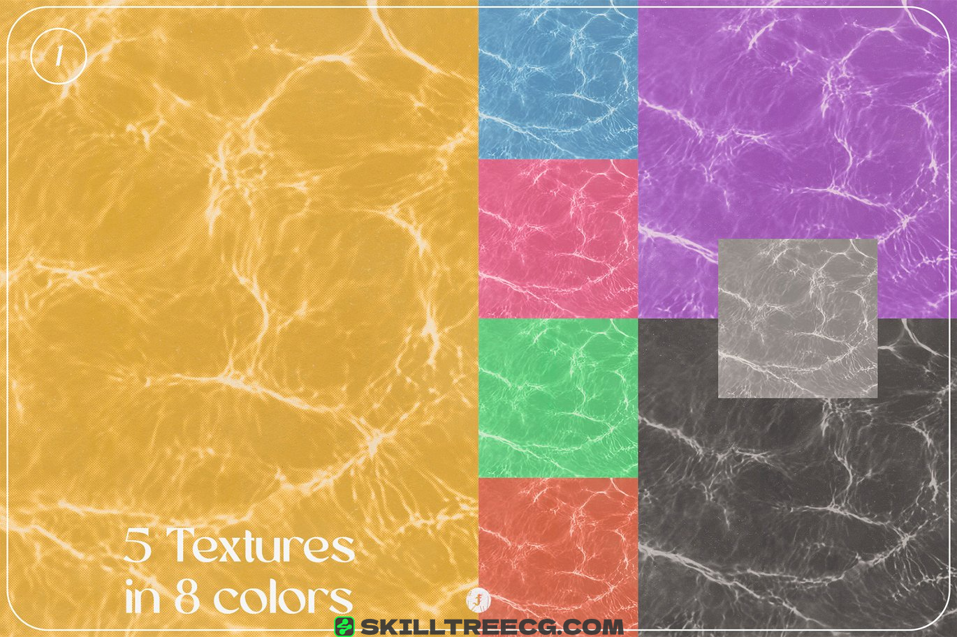 图片[4]-Waves – Vintage Halftone Backgrounds（810453）-技能树